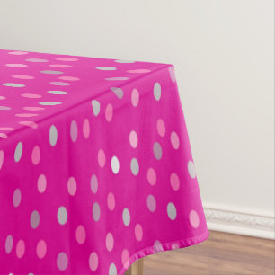 Mantel Puntos de polka magenta