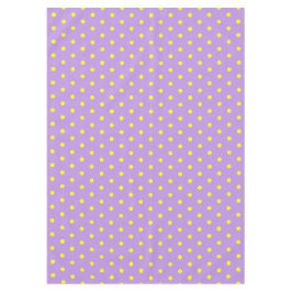 Mantel Puntos de polka morado amarillo