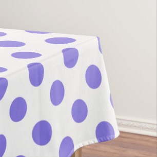 Mantel Puntos de polka periwinkle
