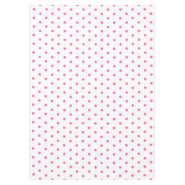 Mantel Puntos de Polka Rosa Blanco bonito
