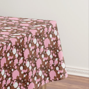 Mantel Puntos napolitanos 3-Brown m-52x70 TABLECLOTH DE A