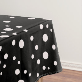 Mantel Puntos negros y blancos de moda | Elegante