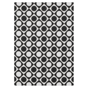 Mantel Puntos y cuadrados / blanco negro + tus ideas