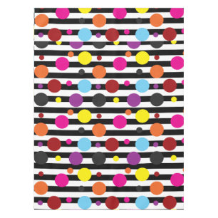 Mantel Puntos Y Rayas