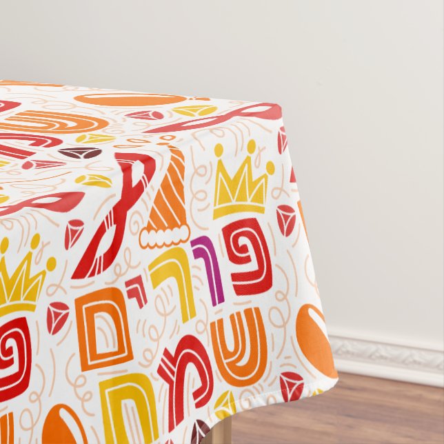Mantel Purim Tablecloth (In Situ)