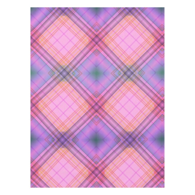 Mantel Purple Plaid (Anverso)