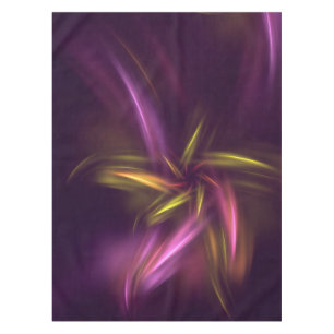 Mantel Purple Shades Resumen Fantasía Flor