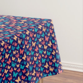 Mantel Púrpura de mariposa contemporánea de color turques