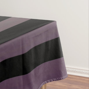 Mantel Púrpura/ligeramente verde Ropa negra de la mesa