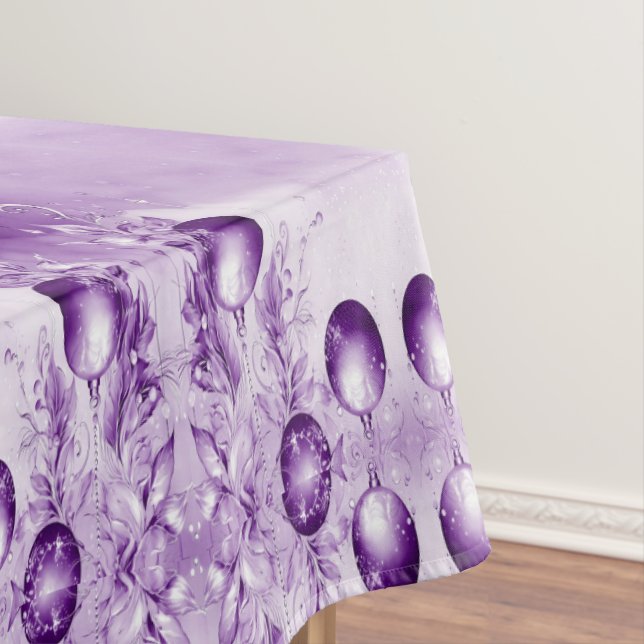 Mantel Púrpura Ornamentos Navidades Tartén de Fiestas (In Situ)