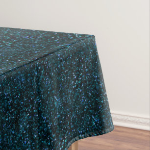 Mantel Purpurina azul Verde azulado de Aqua oscuro