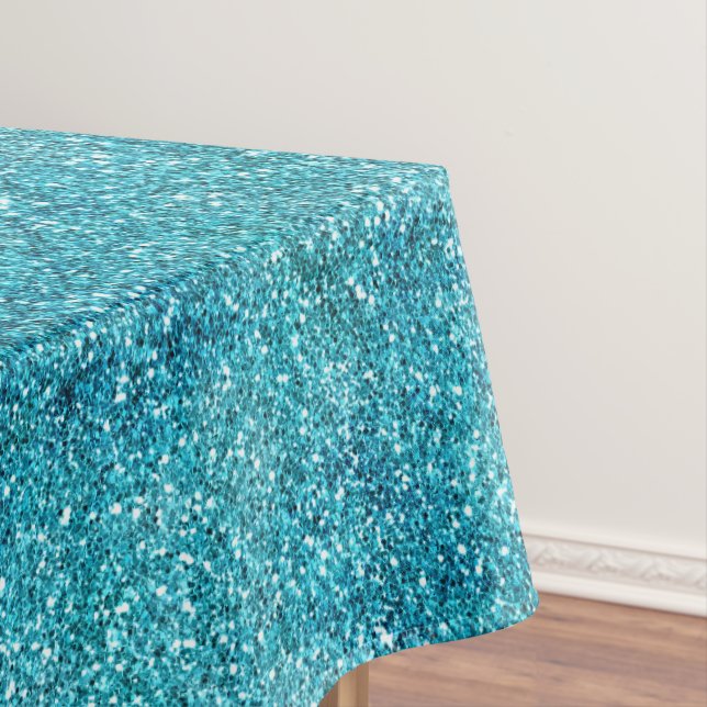 Mantel Purpurina Mermaid Aqua Glitz  (In Situ)