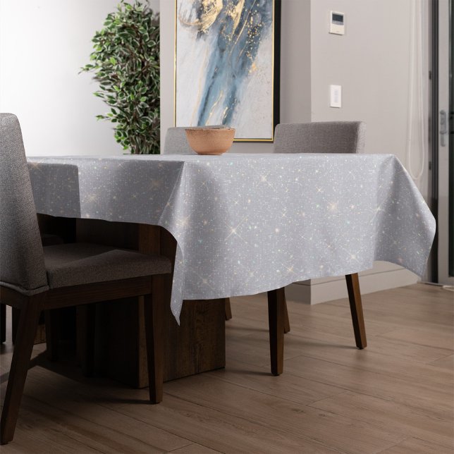 Mantel Purpurina plateado Textura Diamante blanco esparci (Subido por el creador)