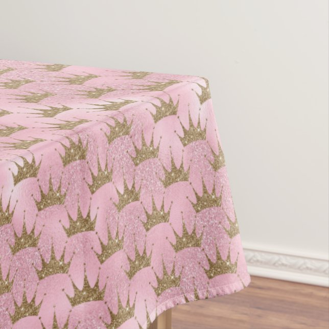 Mantel Purpurina rosa Crown de oro (In Situ)