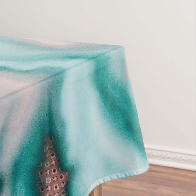 Mantel Purpurina Rosa Oro  Rosa Verde azulado Mármol Pint (In Situ)