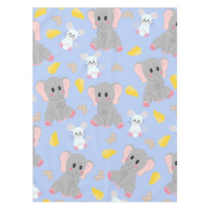 Mantel Queso de maní de ratón blanco y gris suave