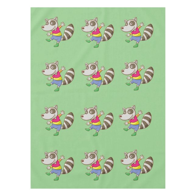 Mantel Raccoon personalizado (Anverso)