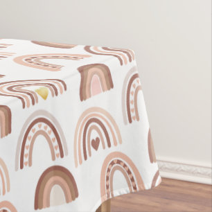 Mantel Rainbow Rubor Gold Baby Shower