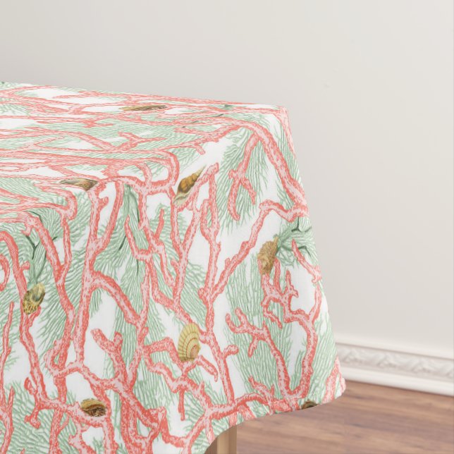 Mantel Ramas de coral vibrante con conchas marinas (In Situ)