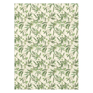 Mantel Ramas de oliva acuarela