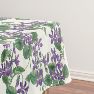 Mantel Ramilletes de violetas en acuarela