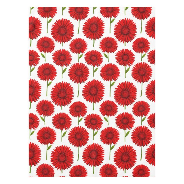 Mantel Ramo de gerbera roja (Anverso)