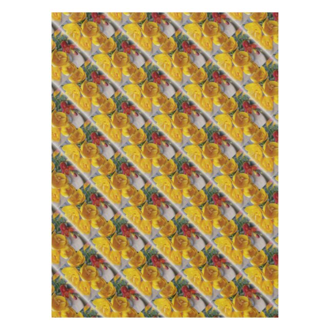 Mantel ramo freesias (Anverso)