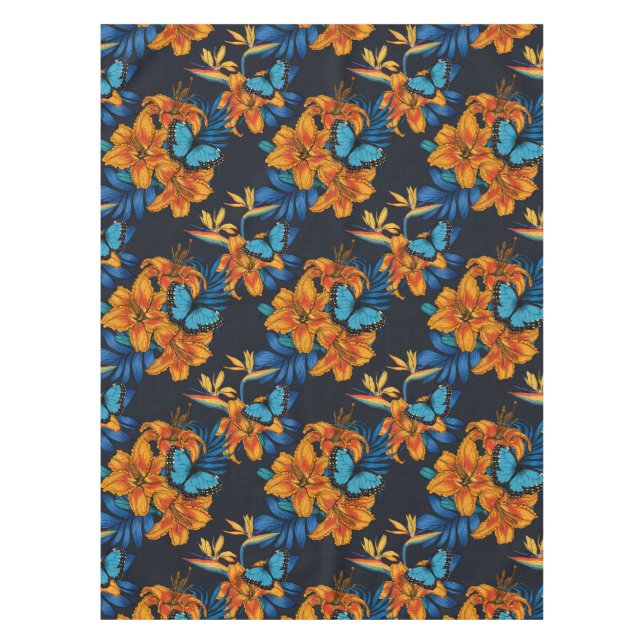 Mantel Ramo tropical (Anverso)