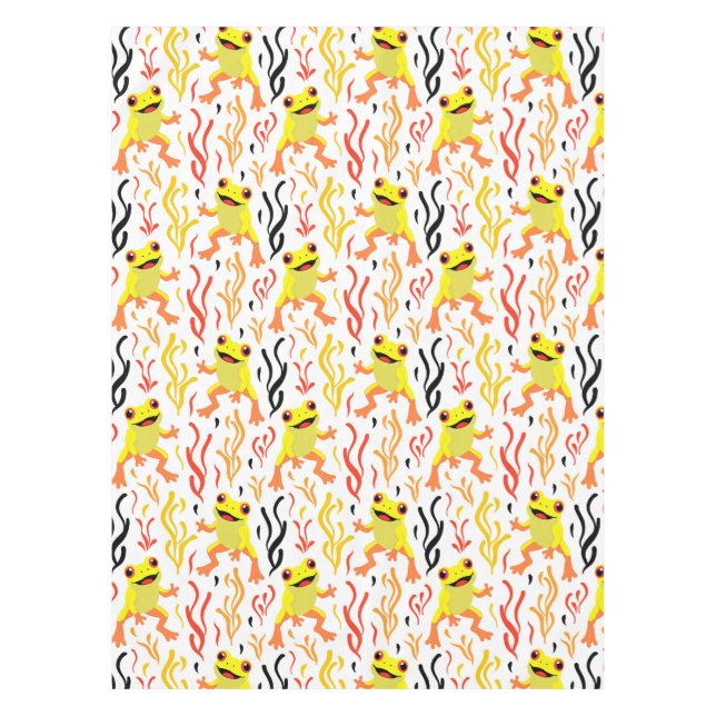 Mantel Ranas juguetonas (Anverso)