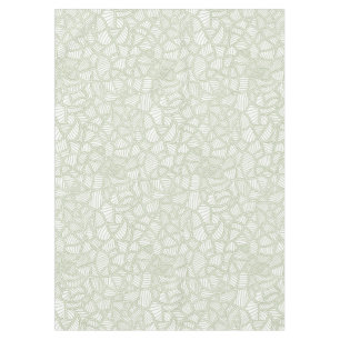 Mantel Random Leaf Mosaic Pale Green