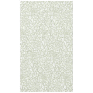 Mantel Random Leaf Mosaic Pale Green