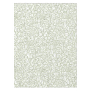 Mantel Random Leaf Mosaic Pale Green