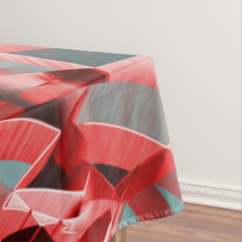 Mantel Rasgos rojos sobre imágenes azules o grises, con g