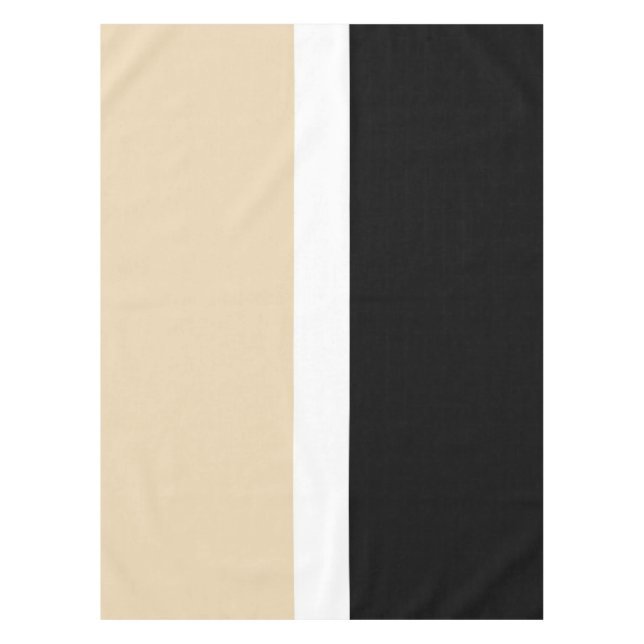 Mantel raya abstracta beige negro (Anverso)