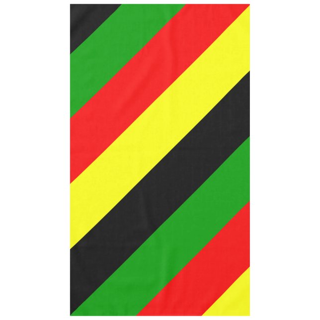 Mantel Rayas afrocéntricas (Anverso)