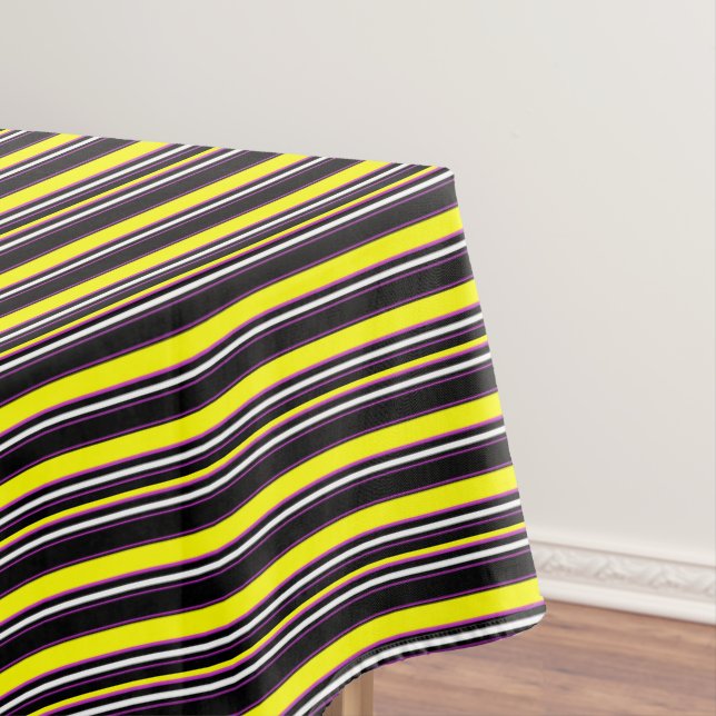 Mantel Rayas amarillas negras y cortas (In Situ)