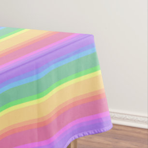 Mantel Rayas arcoiris pastorales