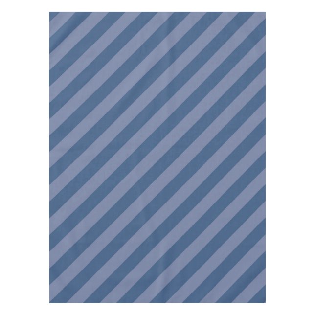 Mantel Rayas azul diagonal (Anverso)