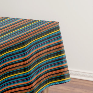 Mantel Rayas azules negras lindas