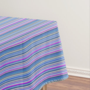 Mantel Rayas azules violetas