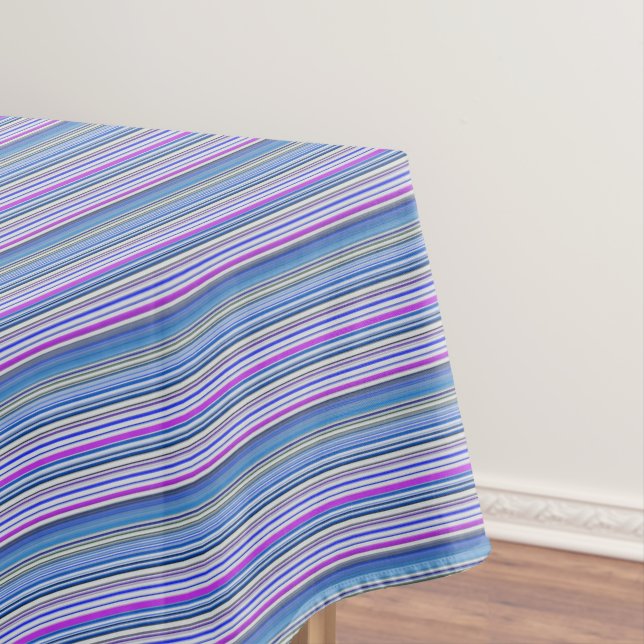 Mantel Rayas azules violetas (In Situ)