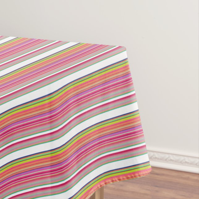 Mantel Rayas blancas de color (In Situ)