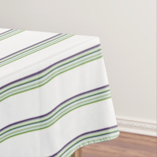 Mantel Rayas blancas modernas y cortas