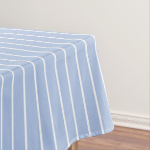 Mantel Rayas Clásicas Azul y Blanco