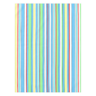 Mantel Rayas combinadas azules claras