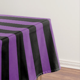 Mantel Rayas de bruja moradas y negras estampadas en Hall