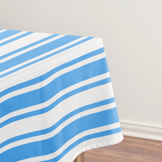 Mantel Rayas de caramelo azul y blanco (In Situ)