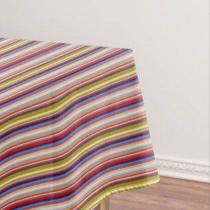 Mantel Rayas de colores cálidos