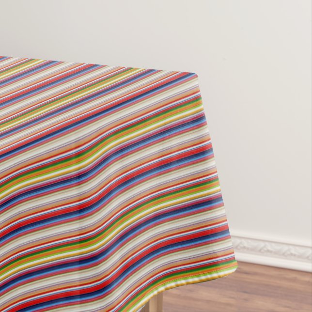 Mantel Rayas de colores cálidos (In Situ)