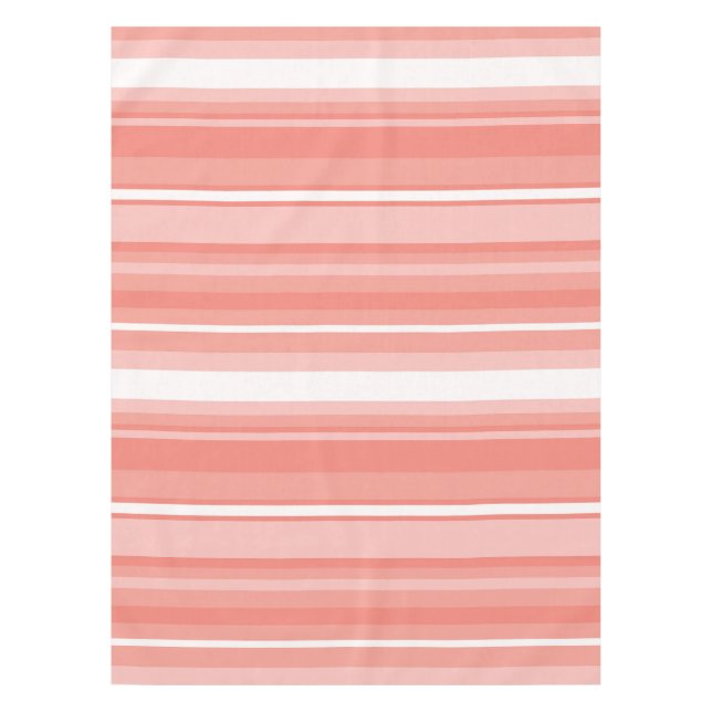 Mantel Rayas de coral (Anverso)